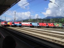 150 Jahre Eisenbahn in Tirol am Bahnhof Wörgl