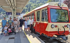 Vereinsausflug mit der Pinzgauer Lokalbahn von Zell am See nach Mittersill und retour am 9. August 2025
