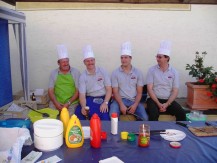 Grillfeier bei der Modellbahnwerkstatt Nagel unter Mitwirkung des Clubs am 31.07.2010